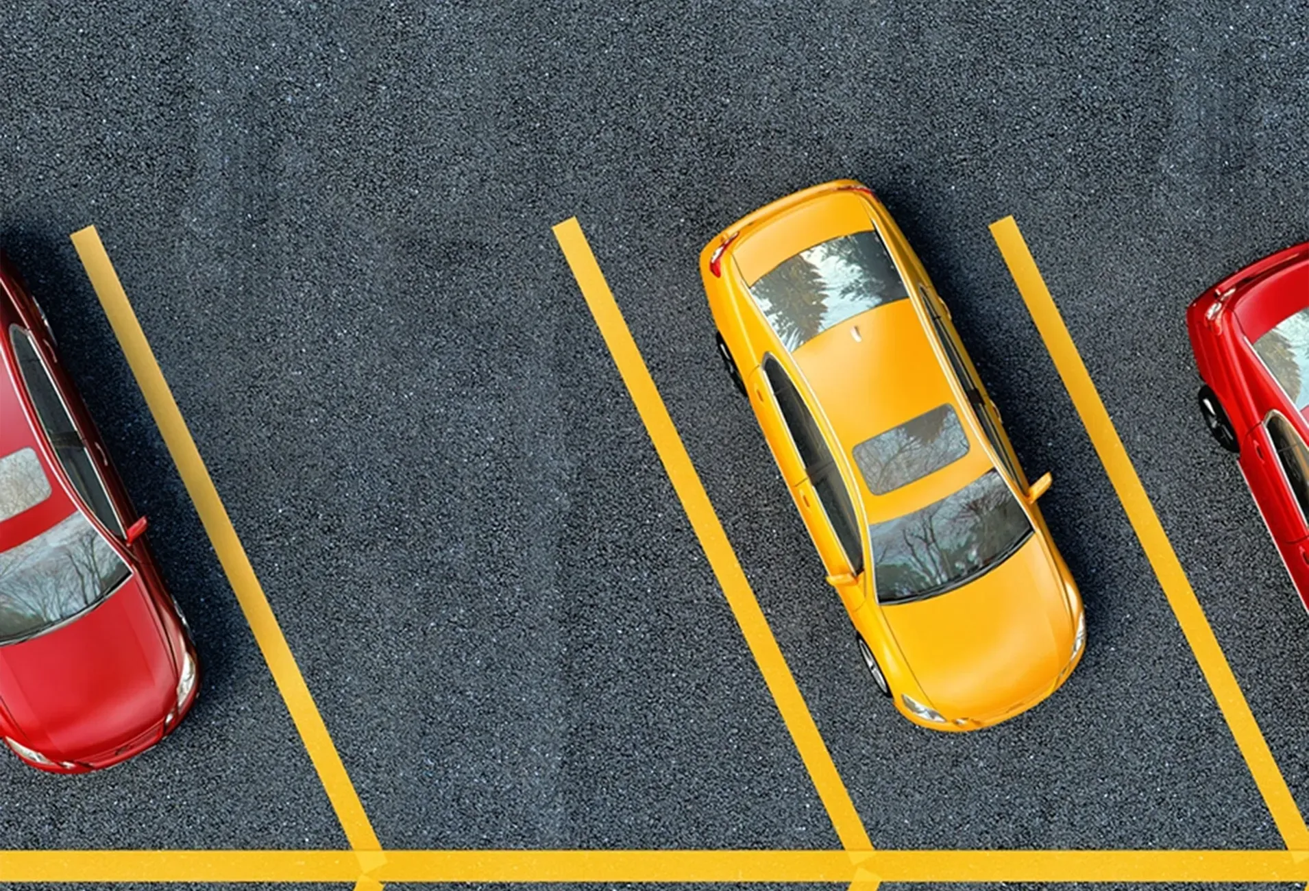 Modern otopark alanı